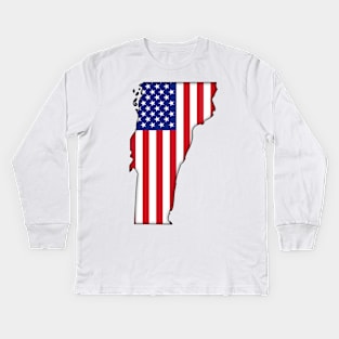 Vermont USA Kids Long Sleeve T-Shirt